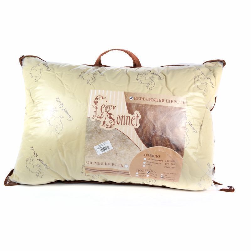 Подушка 50*70см Верблюжья шерсть микрофибра (5)