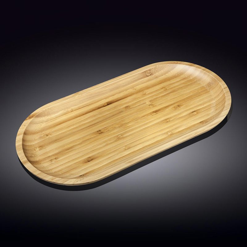 Блюдо 40,5*20,5см бамбук овальное WL-771061/A (3/36)