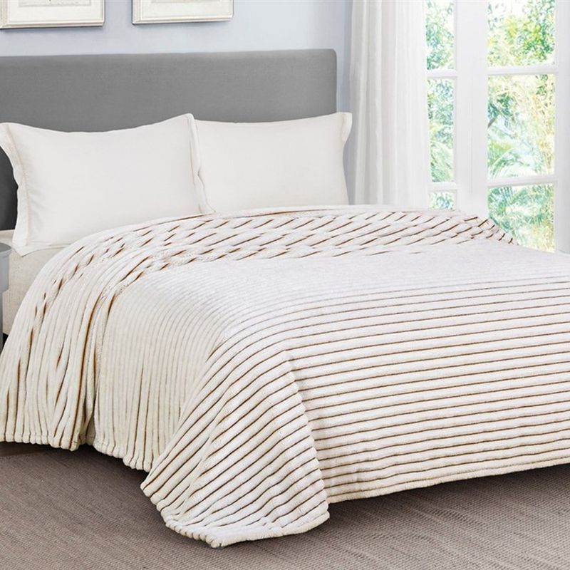 Плед 150*200 велсофт мармари шиншилла 300 гр, рис. 006-MARE, Sonnet