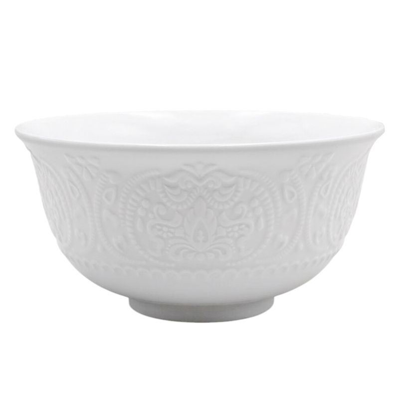 Салатники набор 6шт 600мл 15*7,5см фарфор АЖУР КЛАССИК (6)