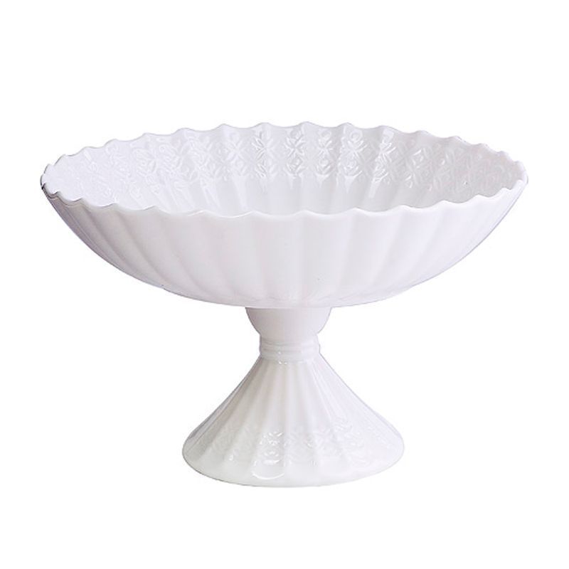 Ваза для фруктов 22,5*22,5*14см фарфор LR60001 (8)