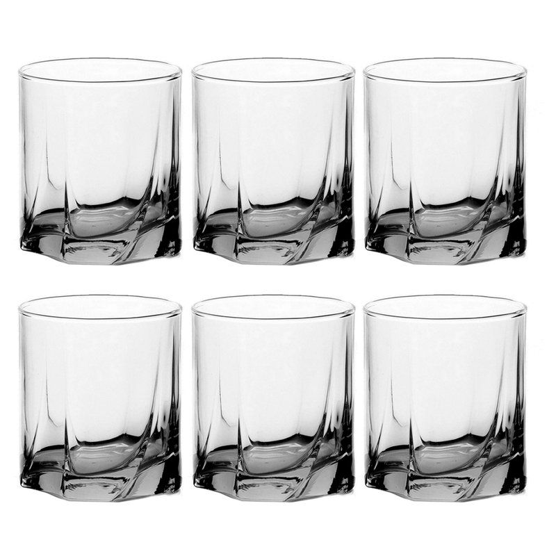 Стаканы набор 6шт 240мл стекло ЛУНА (8)