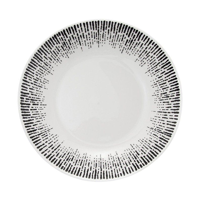 Тарелка глубокая 790мл 20см керамика MILA RIPSY 200 253-27012 (72)