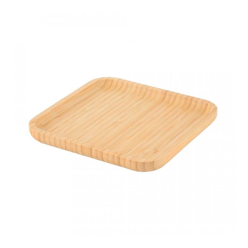 Блюдо 20,5*20,5*1,5см бамбук квадратное КТ-СТР-КВ-114 (20)