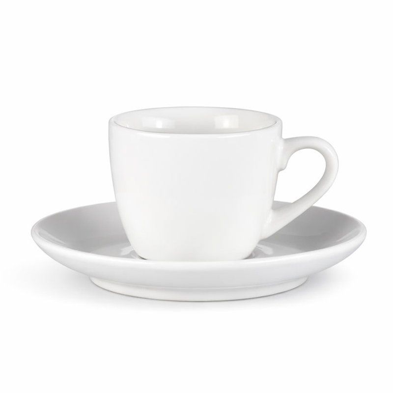 Кофейный набор 2пр керамика ЧАН ВЕЙВ КЛАССИК ИВОРИ на 1 персону 85мл LQ-QC0032A/SA фк0185 (72)