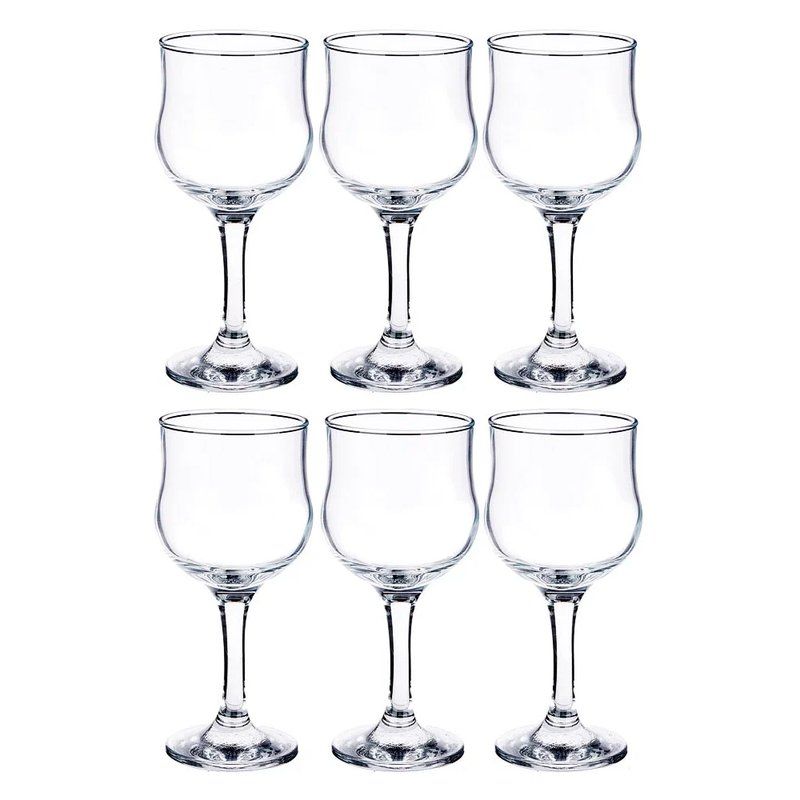 Бокалы для вина набор 6шт 200мл стекло ТЮЛИП (4)