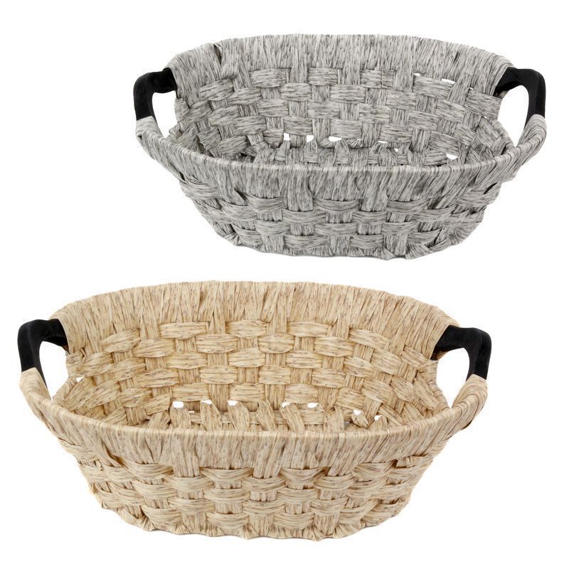 Корзина плетеная 33*26*12см пластик JC-12232 (60)