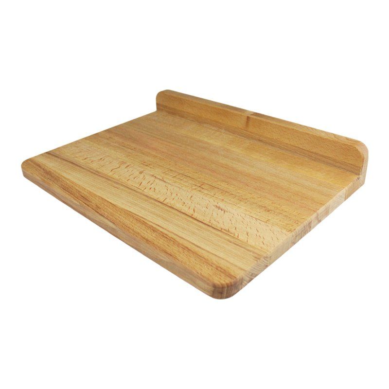 Доска разделочная с упором 40*30*6см бук (4)
