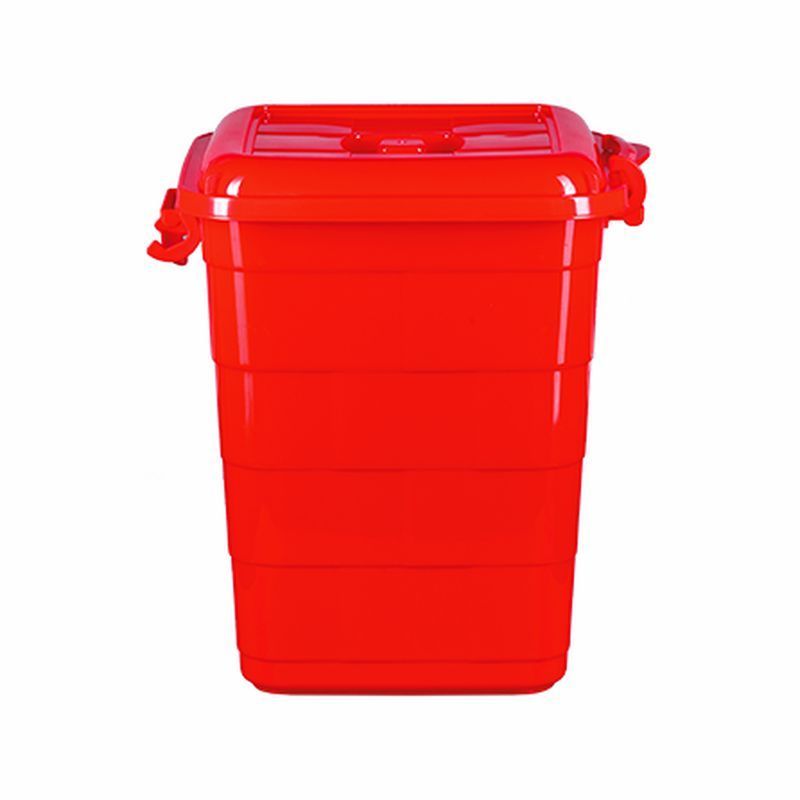 Бак 75л пластик пищевой Bricks красный (1)