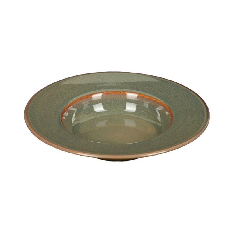 Тарелка глубокая для пасты 20см фарфор GOURMET COLORE сине-зеленый [LQ-QK15174A-YB001] (6)