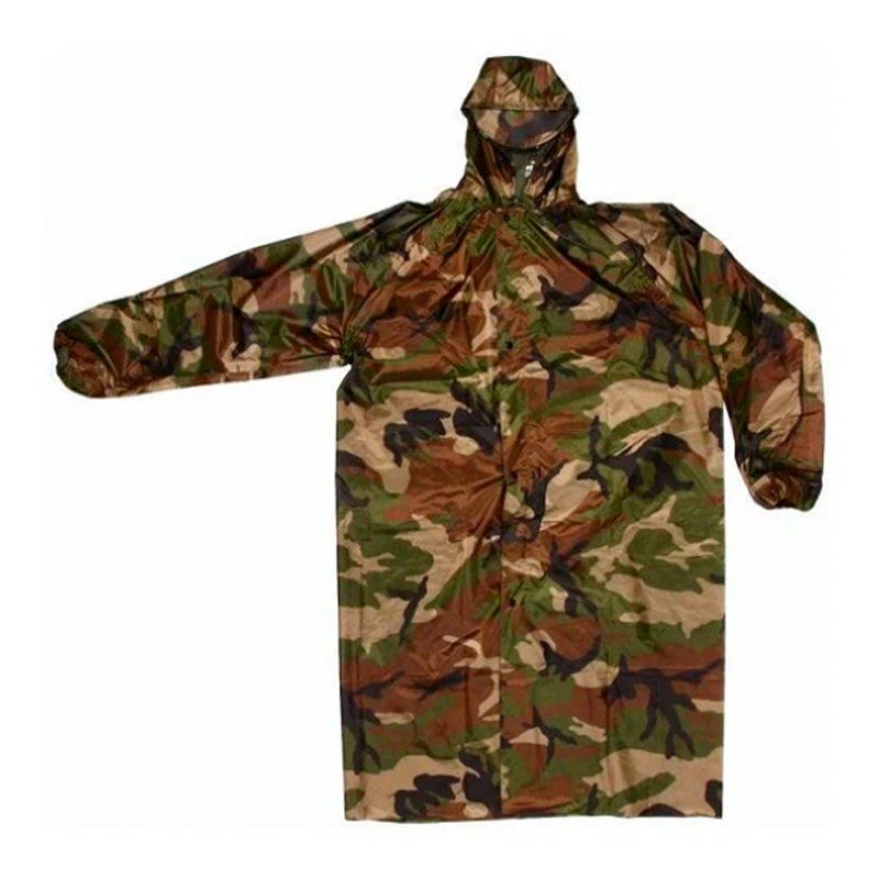 Дождевик 78см полиэтиленовый на кнопках хаки ST-2965 (50)