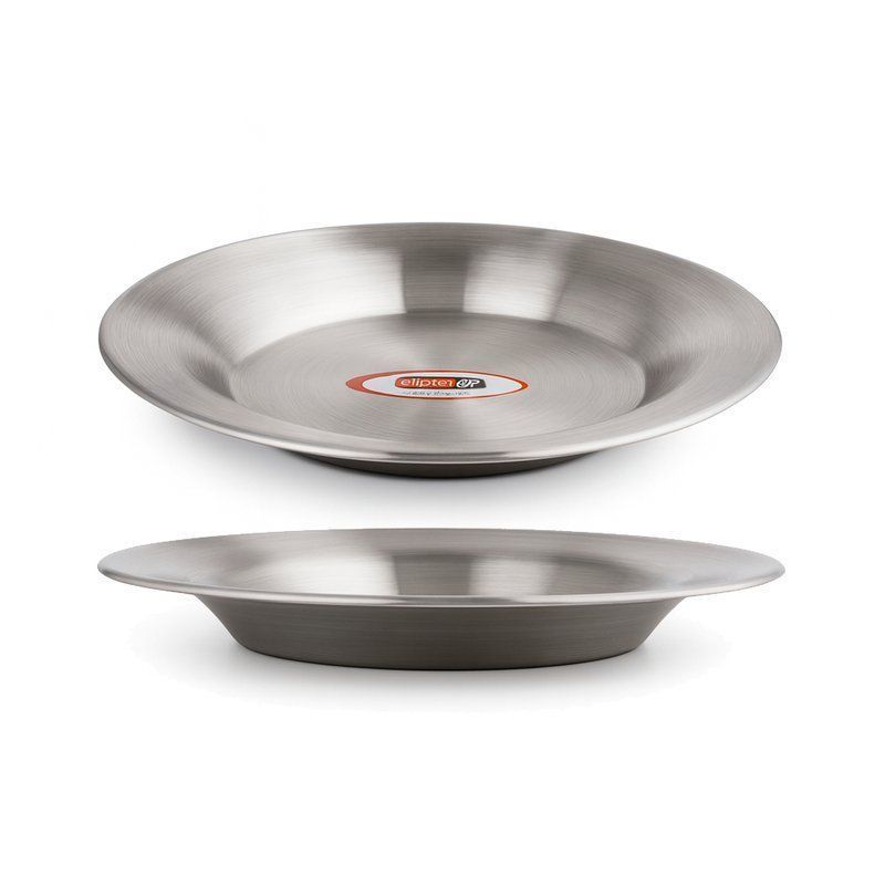 Тарелка 24см h3,1см нерж.сталь ПРО JC-18129 (240)