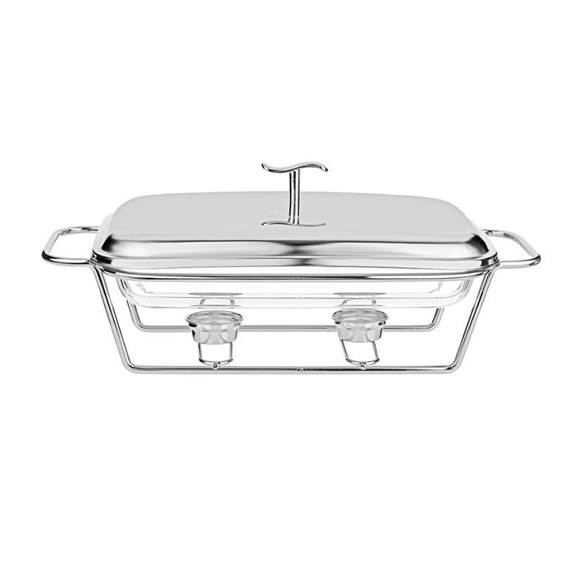 Мармит 2,2л стекло на мет.подставке Silver (6)