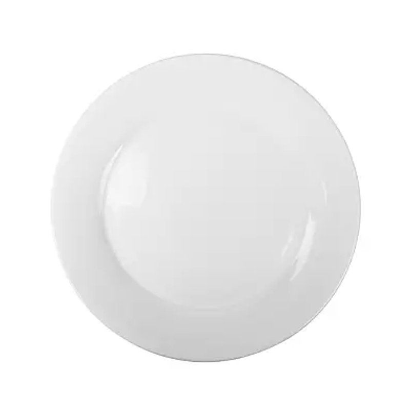 Тарелка мелкая 12,5см фарфор белье плоская круглая (10/200)