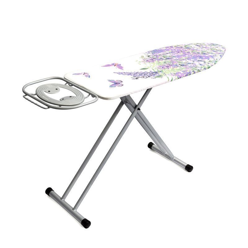 Доска гладильная 42*125см металл Домина серая сетка пу, розетка с удл. Dogrular  (2)