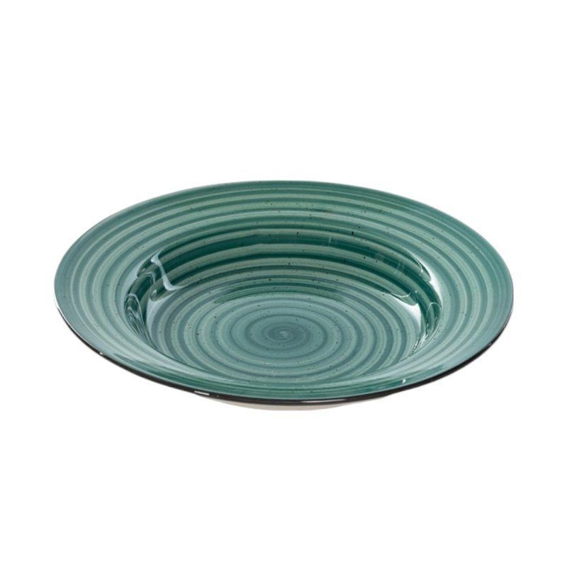 Тарелка глубокая 360мл 23см керамика Аэрография БРИЗ МОНИКА (6/48)