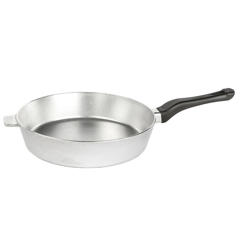 Сковорода 22см алюминий ХОЗЯЮШКА без крышки пласт.ручка 18700 ТМ" АЛИТА (16)