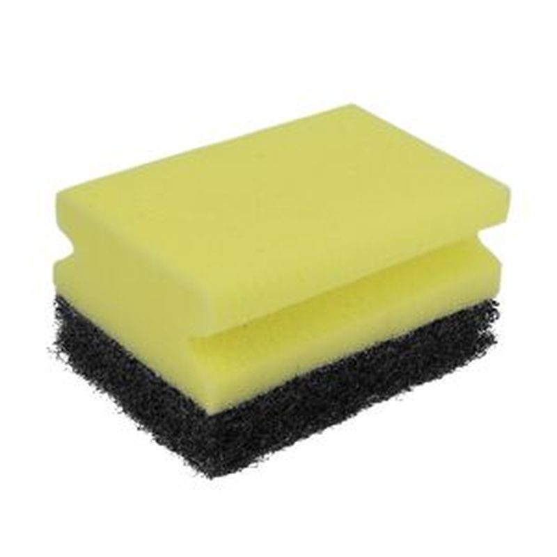 Губка для уборки 1шт поролон ВПОРЯДКЕ FREZA 122*86*65мм (скурблок) 31F1 (60)