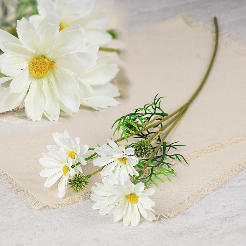 Цветы искусственные Ромашка 65см пластик MNY-03 (40/400)