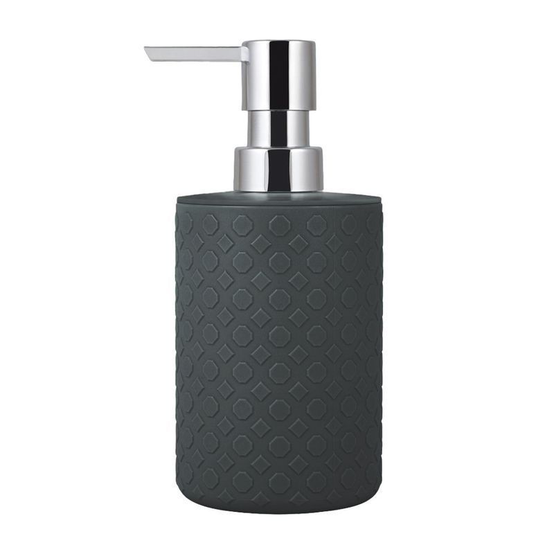 Дозатор для жидкого мыла 175мл 9*7,8*17см пластик BLACK (16)