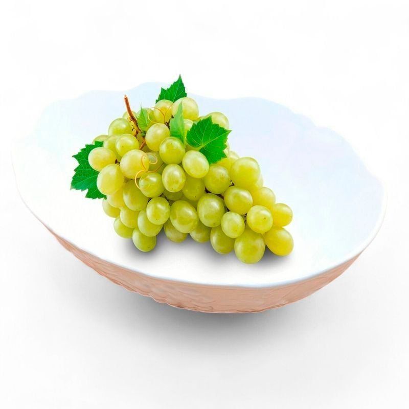 Блюдо овальное набор 4шт 1000мл 24,5*18*7см фарфор ВИНОГРАДНАЯ ЛОЗА глубокие (6)