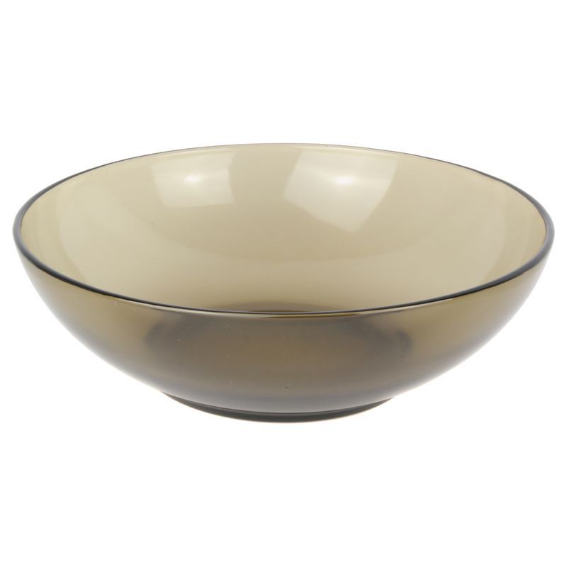 Салатник 850мл 20см стекло BASILICO дымка (6)