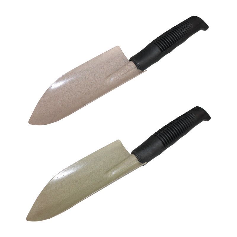 Совок посадочный 18см металл/пластик с ручкой большой 1,2мм порошкоя покраска (20)