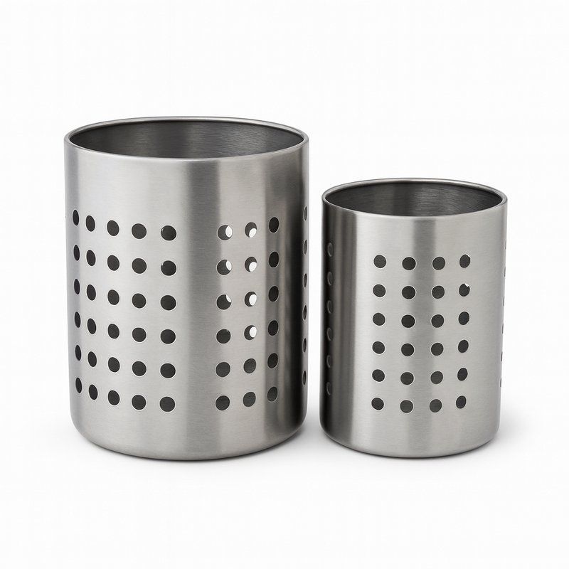 Подставки для столовых приборов набор 2шт (13,5*11/11,5*9,5см) металл JC-18152 (60)