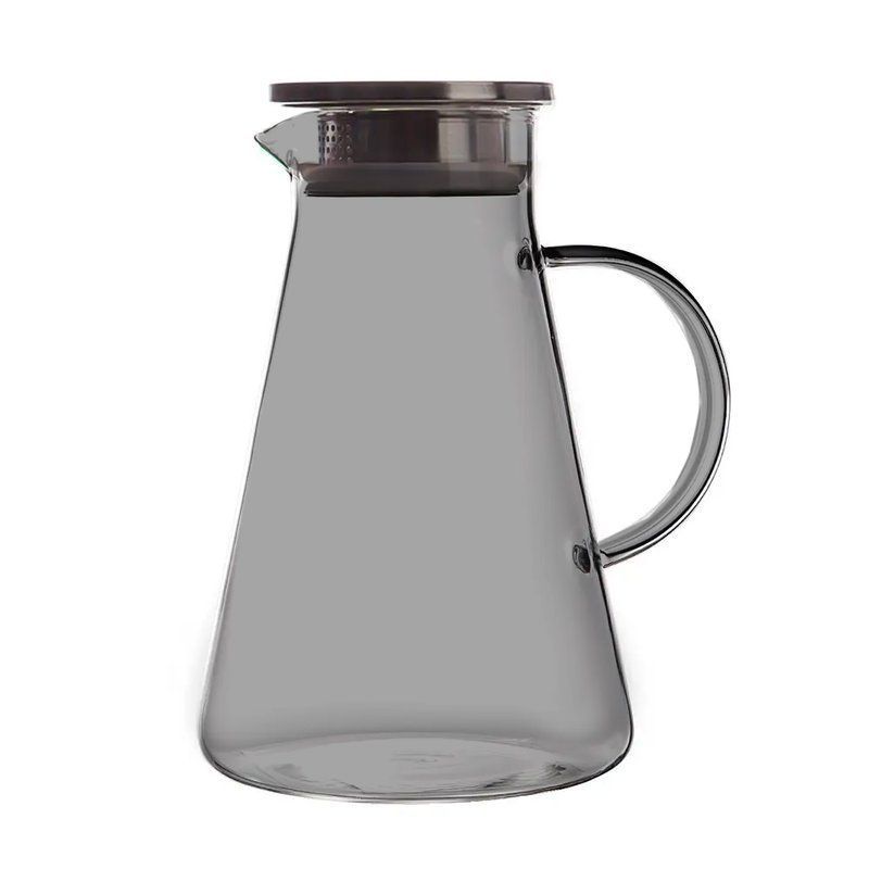 Кувшин 1200мл стекло с мет.крышкой (12)