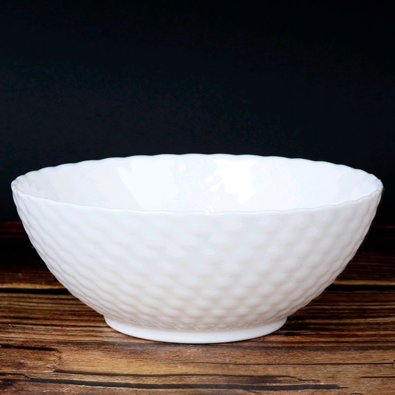 Салатник 900мл 17,5см стеклокерамика фактурный белый WVW70Q (6/48)