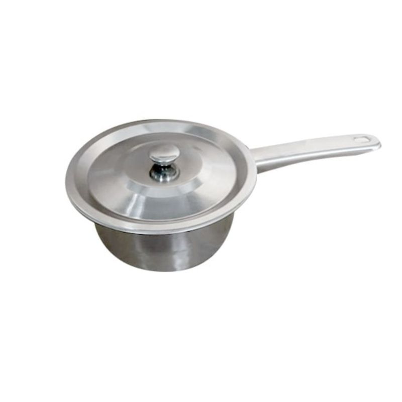 Ковш 410мл h5см нерж.сталь с мет.ручкой d13см (120)