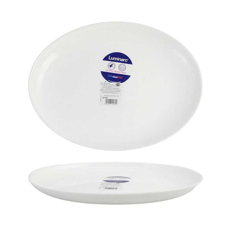 Блюдо 33*25см стеклокерамика ДИВАЛИ овальное (12)