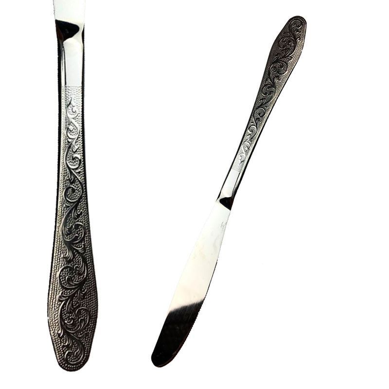 Нож столовый нерж.сталь 18/0 ДУБРАВА н30м81/н30м120 М8 (120)