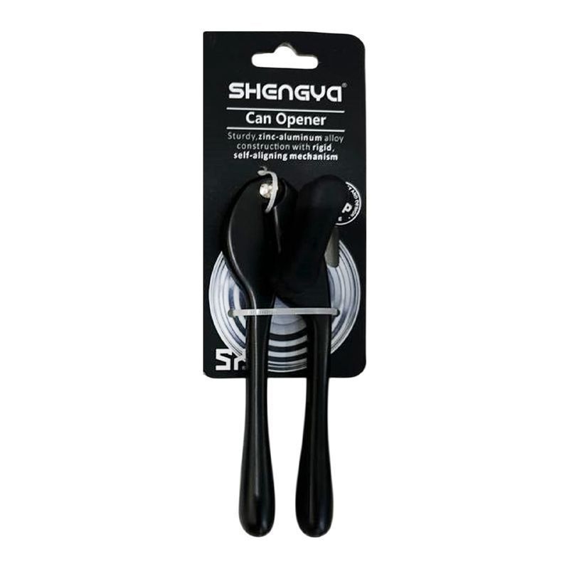 Нож консервный 17см металл черный E5117/JC-17406 (72)