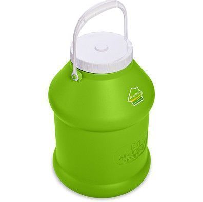 Бидон 8л пластик ПРОСПЕРО зеленый С927ЗЕЛ (6)