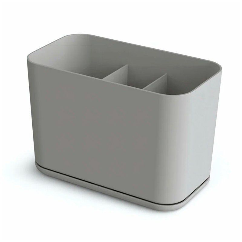 Сушилка для столовых приборов 3 секции 157*87*111мм пластик СМАРТ пыльно-серая С425ПСЕР (12)