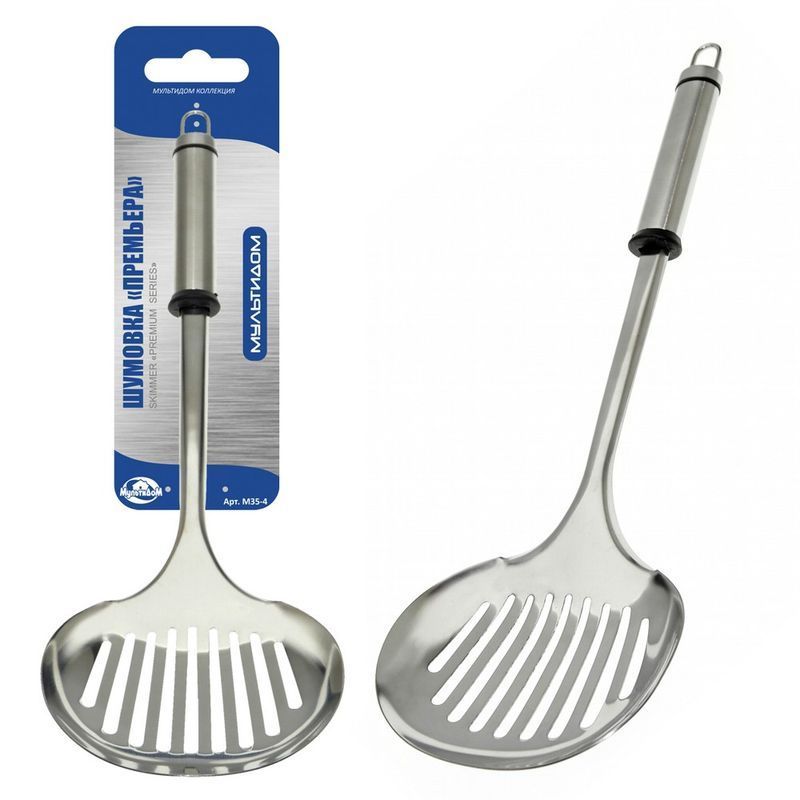 Шумовка 36*11,5см нерж.сталь M35-4 (24/144/12)