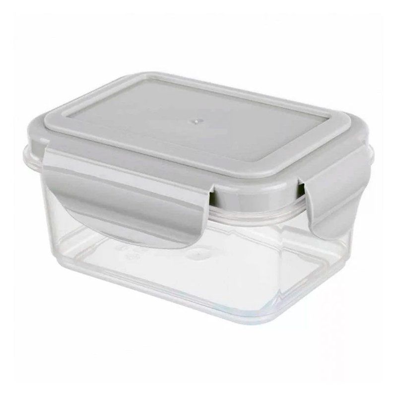 Контейнер пищевой 250мл 118*89*59мм пластик СВЧ SMART LOCK светло-серый (24)