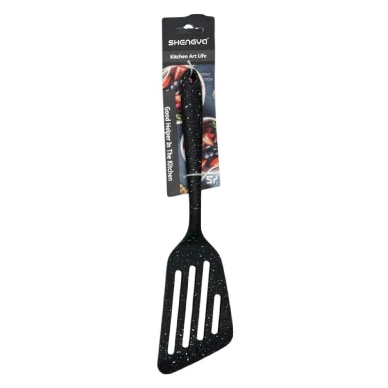 Лопатка кулинарная с прорезями силикон 34*8,5см Р5020/JC-17431 (144)