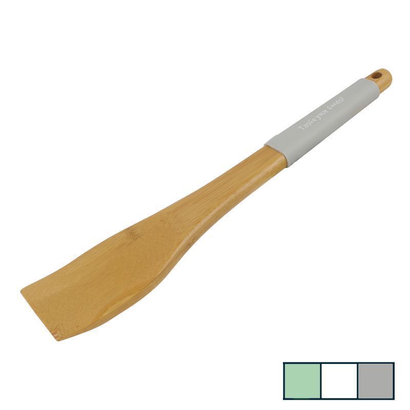 Лопатка кулинарная 30*6см бамбук 3 цвета JC-13619 (48)