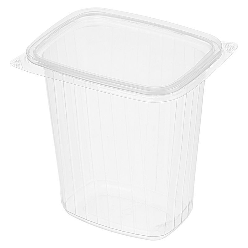 Контейнер одноразовый 750мл прямоугольный прозрачный с крышкой СтироПласт 139*102мм (500/20) 240-0745