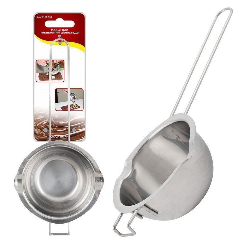 Ковш 350мл нерж.сталь для плавления шоколада 29,5*6см (3/60)