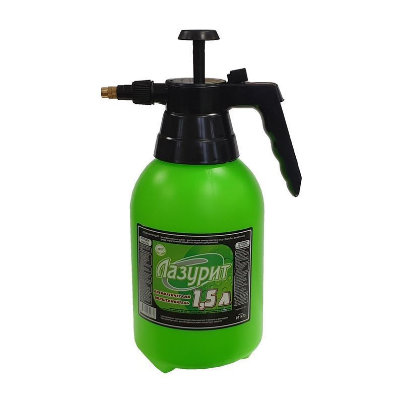 Опрыскиватель пневматитеский 1,5л пластик Лазурит (20)