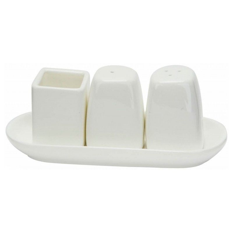 Набор для специй 2пр фарфор Ilona (солонка, перечница) WL-996005/SP (2/24)