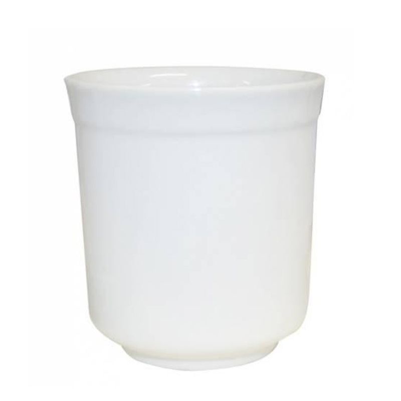 Кружка 250мл фарфор белый Цилиндрический (без ручки) (24)