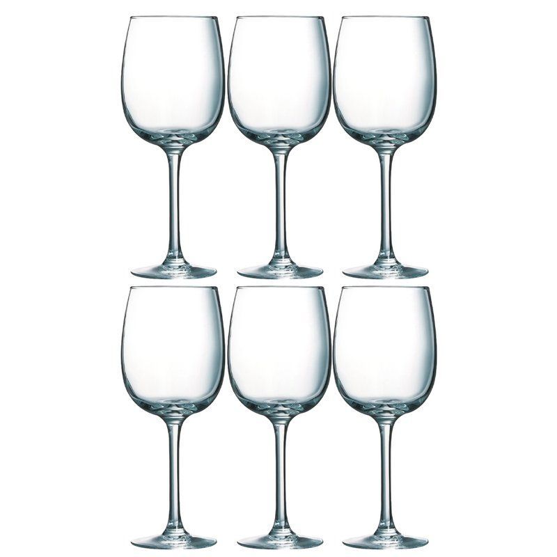 Бокалы для вина набор 6шт 300мл стекло АЛЛЕГРЕСС J8164 (4)