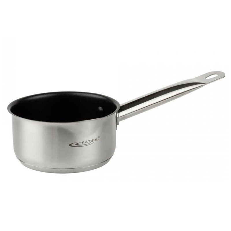 Ковш 1л нерж.сталь АП ОБЩЕПИТ-ШЕФ без крышки 14*7см ТРС, покрытие Xylan КТ-ОБ-КВА-14