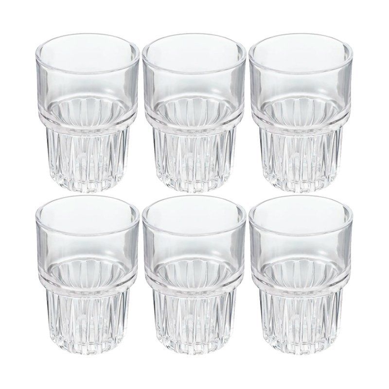 Стаканы набор 6шт 330мл 8,1*11,4см стекло 1988-01