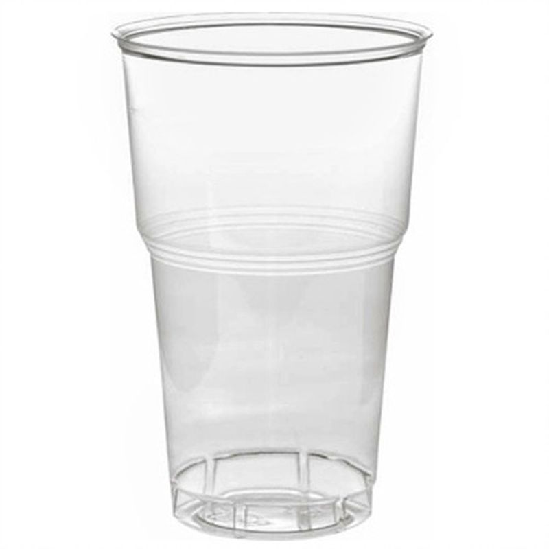 Стакан одноразовый 500мл полистирол пивной прозр. (50/1400/20/1200/1000) 170-0019