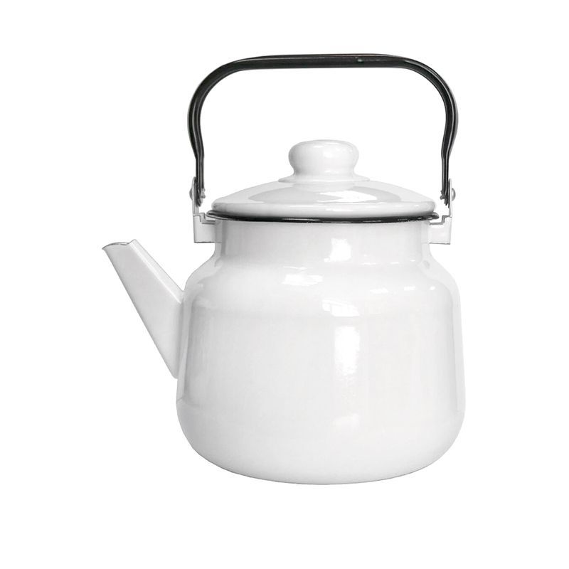 Чайник 2,5л эмаль белый 01-2711 (4)
